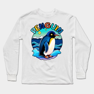 Animal Alphabet - P for Penguin Long Sleeve T-Shirt